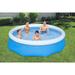 HIGEMZ 2.5 ft x 10 ft Plastic Inflatable Pool Plastic in Blue | 29.92 H x 120.08 W x 120.08 D in | Wayfair H0161CQE32