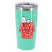 Peanuts Snoopy Light Joy 20 Ounce Stainless Steel Travel Tumbler w/ Clear Lid in Mint Green | Wayfair 950121594M