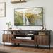 Mid Century Modern TV Stand for 75 inch TV, Entertainment Center with Storage