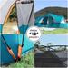 Camping Tent 10-Person-Family Tents,Parties, Music Festival Tent,Big, Easy Up, Double Layer,2 Room, Waterproof - N/A