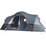Camping Tent 10-Person-Family Tents,Parties, Music Festival Tent,Big, Easy Up, Double Layer,2 Room, Waterproof,18ft x 9ft x78in