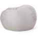 Comfortable High-Density Foam Bean Bag Chair for Kids and Adults, with Removable Microsuede Cover