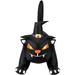 Haunted Hill Farm 6-ft. Wide Prelit Inflatable Black Cat with Witch Hat - N/A