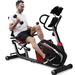 Magnetic Recumbent Exercise Bike with Arm Exerciser, Recumbent bikes, Recumbent Exercise bike for Home 400 lbs Capacity