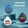 Timer digitale Timer doccia da cucina Timer elettronico a goccia d'acqua con Timer digitale