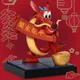 Disney Mulan Muxu Dragon Action Figure Q Edition Dragon Handmade New Year Figure Tabletop Decor