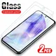 Für Samsung Galaxy A55 A 55 55A 5G 2024 Glas 2 Stück 9h Displays chutz folie aus gehärtetem Glas HD