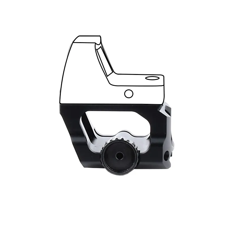 Wadsn Jagdgewehr Zielfernrohr halterung taktische rmr Red Dot Visier halterung Riser Mount Zubehör rmr Punkt visier basis für die Jagd Airsoft Image