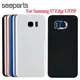 5.7" For Samsung Galaxy S7 Edge G935F Back Battery Cover Door Rear Glass Housing Case For Samsung S7