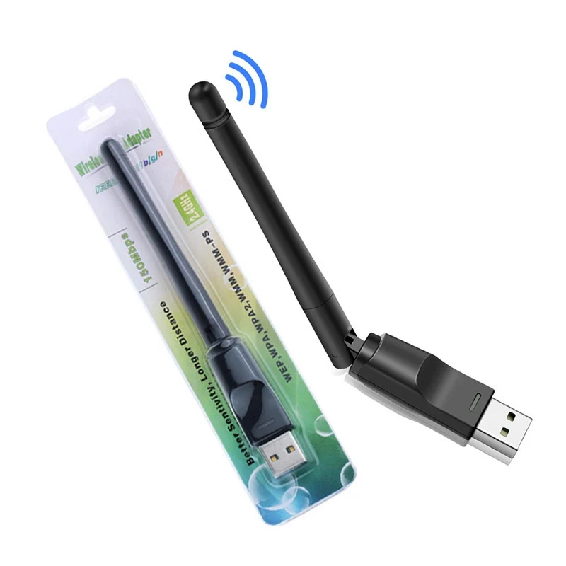 150 MBit/s mt7601 drahtlose Netzwerk karte Mini-USB-WLAN-Adapter LAN Wi-Fi-Empfänger Dongle-Antenne 802,11 b/g/n für Laptops PC-Fenster