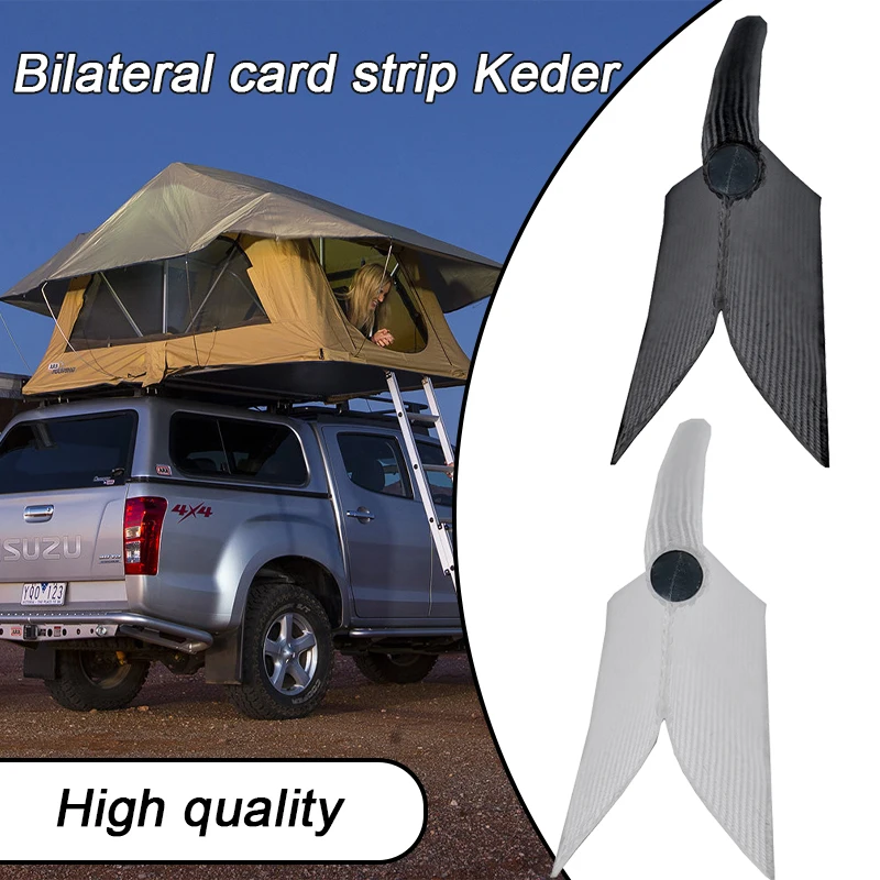 5m Markisen schienen rohr 6mm Doppel klappe schwarz PVC-Kern Keder Camping/Zelt/Markisen/Zelte schwarz Image