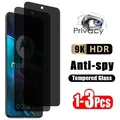 1-3 pezzi privacy temperato protezione schermo in vetro anti-spia per MOTO G50 G84 G34 G54 G53Y G53J 5G Power G Stylus 5G 2023