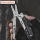 BAIHUABAO EDC Multitool Scissors Detachable Knife Folding Pocket Knife Screwdriver Multi Function