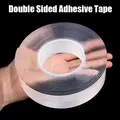 Double Sided Adhesive Tape Strong Transparent Nano Double Sided Sticky Tape Waterproof Reusable Wall