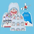 Doraemon borsa portaoggetti con coulisse borsa regalo per feste Anime Kawaii borsa da toilette