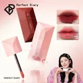 Perfect Diary Lip Gloss Women Makeup Matte Light Makeup Lipstick Waterproof Long Lasting Red Lip