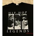 Hip Hop legend Tupac 2pac Biggie B.I.G. Eazy-e T-Shirt pour hommes grande taille Hip Hop
