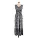 Plenty By Tracy Reese Casual Dress - Maxi: Black Print Dresses - New - Women's Size 10