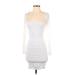 Fashion Nova Cocktail Dress - Bodycon: White Dresses - Women's Size Small