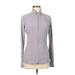 Athleta Track Jacket: Gray Jackets & Outerwear - Women's Size Medium