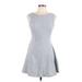 Forever 21 Casual Dress - DropWaist: Gray Marled Dresses - Women's Size Large