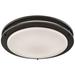 Clarion 15" Wide 1-Light Flush Mount - Oil Rubbed Bronze