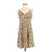 Madewell Casual Dress - Slip dress: Yellow Hearts Dresses - New - Women's Size 0