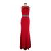 Mac Duggal Cocktail Dress - Formal: Red Dresses - Women's Size 6