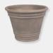 Sunnydaze Decor Sunnydaze Franklin Polyresin Outdoor Flower Pot Planter - 20" - Brown - SET OF 4