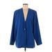 Susan Graver Blazer Jacket: Blue Jackets & Outerwear - Women's Size Medium