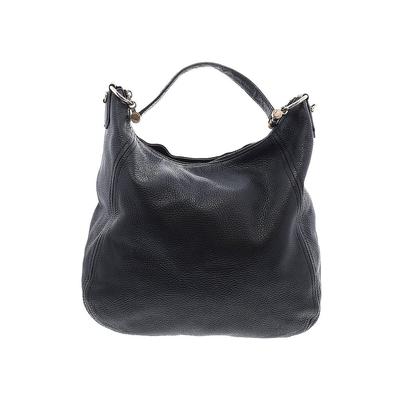 MICHAEL Michael Kors Leather Shoulder Bag: Black Solid Bags
