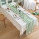 Cheese Gauze Table Runners 90 x 300cm 35.4 x 118 inch for Dining Table Decoration