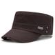 Men's Flat Cap Sun Hat Trucker Hat Black Navy Blue Cotton Fashion Casual Street Daily Plain Adjustable Sunscreen Breathable