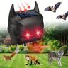 Solar Powered Animal Repeller Solar Ultrasonic Animal RepellentDeterrent Cat/Bird Repeller Frighten Animals Sonar Repellent