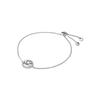 Silberarmband MICHAEL KORS "PREMIUM, MKC1246AN040, MKC1246AN710", silber (silberfarben, kristallweiß, kristallweiß), Armbänder, Damen, Silber 925 (Sterlingsilber), mit Zirkonia (synth.)