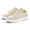 Sneaker JOHN DEVIN "Freizeitschuh, Slip-On Sneaker", Herren, Gr. 45, beige, Obermaterial: 100% Lederimitat. Futter: 100% Textilmaterial. Decksohle: 100% Textilmaterial. Laufsohle: 100% Synthetik, unifarben, casual, Schuhe, mit elastischen Bändern...