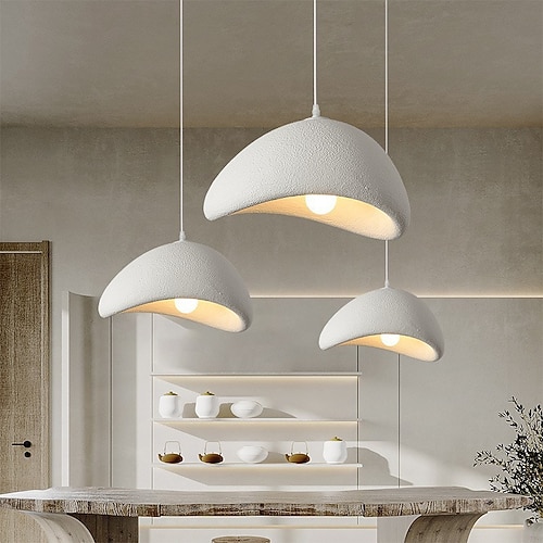 30 cm Laterne Desgin Geometrische Formen Pendelleuchten Polyester Künsterlischer Stil Formaler Stil Vintage-Stil Künstlerisch Landhaus Stil 110-120V 220-240V Image