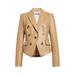 Cooke Faux Leather Dickey Jacket
