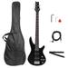 School Bnad 5 String GIB Basswood Electric Bass Guitar + Bag for Beginner