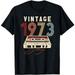Vintage 1973 Cassette tape 1973 50th Birthday 50 Years Old T-Shirt