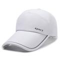 Homme Casquette de Baseball Chapeau de soleil Casquette Noir Blanche Polyester Mode Décontractées Plein Air du quotidien Lettre Ajustable Ecran Solaire Respirable