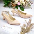 Femme Chaussures à Talons Chaussures de mariage Chaussures habillées Mariage Soirée Bureau Chaussures de mariée Talon de chaton Talon Bas Bout pointu Elégant Satin Mocassins Noir Blanche Ivoire