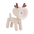 Dadatutu Mini Led Desk Lamp Kawaii Desk Lamps Cute Small Phone Holder Desk Decorative Deer Lamp Mini Foldable Desk Lamp Children Student Portable Reading Desk Night Light