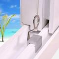 Fimeskey 1 Lock Body 1 Key 1 Screw Sash Window Sliding Child Lock Windows Sliding Stopper Lock Move Tools & Home Improvement