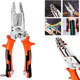 Fimeskey 1X Wire Stripper 10 In 1 Hand Tool Multifunction Wire Stripper Multifunction Wire Stripper Pliers Crimping Tool With Tail Cutter Multifunct Wire Stripper For Stripping Cutting