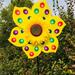 Garden Wind Spinners Sunflower Windmills Lawn Decor Rainbow Pinwheels for Yard and Garden Outdoor Lawn Ornaments Wind Spinner Yard Art