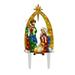 Christmas Decoration Lighted Outdoor Scene Christmas Decoration For Yard Holy Family Christmas Yard Decoration With Led Lights For Holiday DÃ©cor Outside Garden