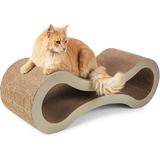 Cat Scratcher Cardboard Scratching Post - Scratch Lounge Furniture Pad Lounger With Catnip Best For Small Medium Or Large Cats Posts And Scratchers Board Pads Stand Indoor Toys Pet Supplies For Houses