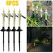 VOAVEKE Solar Lights For Outside Solar Candle Ground Plug Lamp Outdoor Lawnss Garden Decoration LED Solar Long Pole Candle Lamp 4pcs