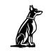 Gbayxj Dog Steel Decoration Steel Outdoor Silhouette Garden Metal Patio Patio Decoration & Hangs Desktop Ornament Home & Garden